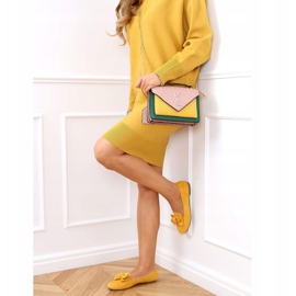 Dam loafers honung 9086 Gul 1