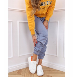 Vit och orange sneakers för kvinnor A88-63 Orange 2