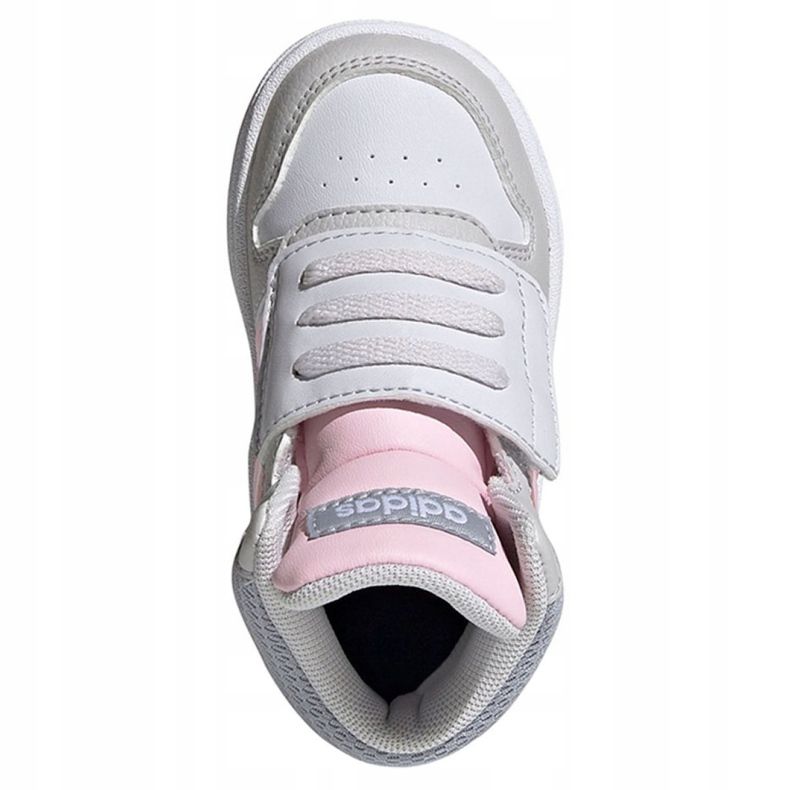 Adidas Hoops Mid 2.0 I Jr FY9290 skor rosa grå 2
