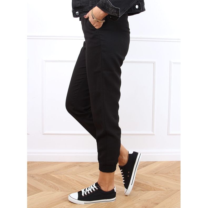 Svarta kvinnors klassiska sneakers BN-B68 Svart 2