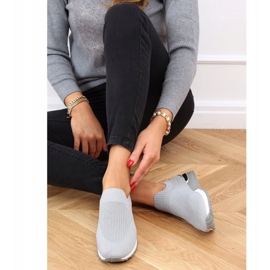 Grå strumpor sportskor LDH006 Grå 2