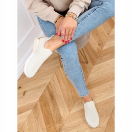 Beige strumpor LDH006 Beige sportskor 1