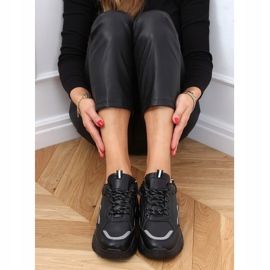 Svart 9933 Svarta sportskor 2