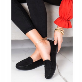 Best Shoes Loafers med öppet mönster svart 3