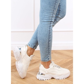 Beige 9931 Beige sportskor 2