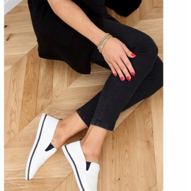 Sneakers slip-on vita AA620 Navy 1