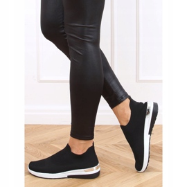 Svarta G-362 svarta strumpor sportskor 2