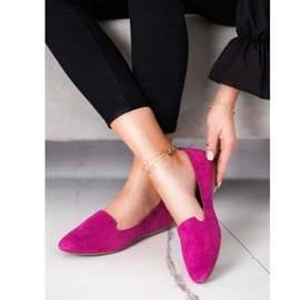 Filippo Klassiska läderherrar rosa 2