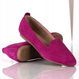 Filippo Klassiska läderherrar rosa 1