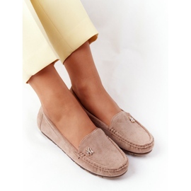 PS1 Loafers i mocka för kvinnor Beige Madelyn 1