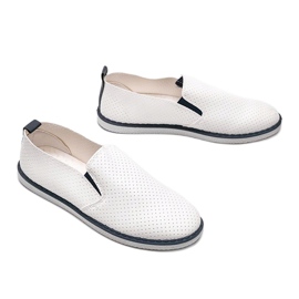 Vita genomskinliga sneakers Slip On Alex 1