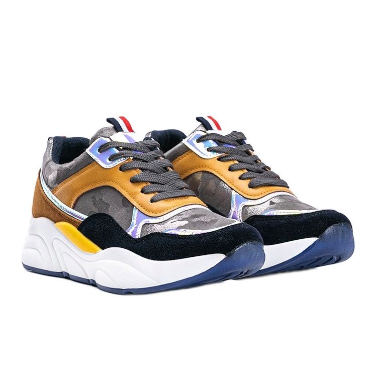 Grå camo sneakers från Lindsay brun 1