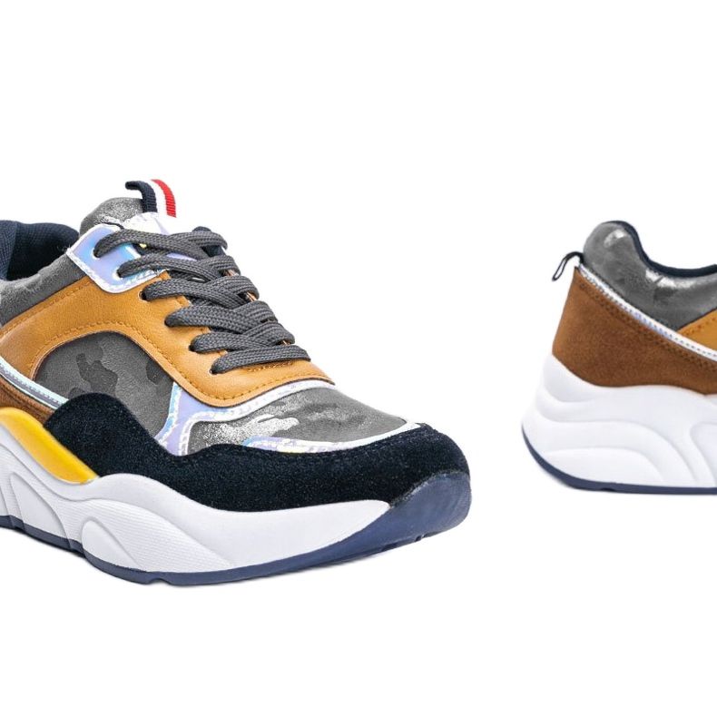 Grå camo sneakers från Lindsay brun 2