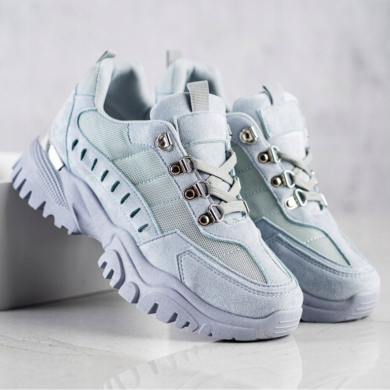 SHELOVET Blå sneakers 1