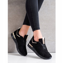 SHELOVET Svarta mocka sneakers 2