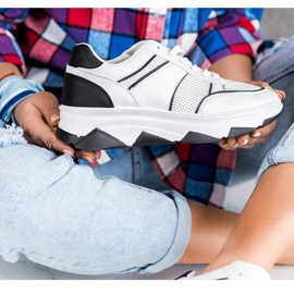 SHELOVET Casual sportskor vit svart 1