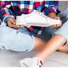 Filippo Sportskor, sneakers gjorda av läder vit 1