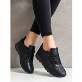 SHELOVET Klassiska sneakers svart 1