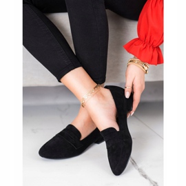 Sergio Leone Lordsy i låga klackar svart 1