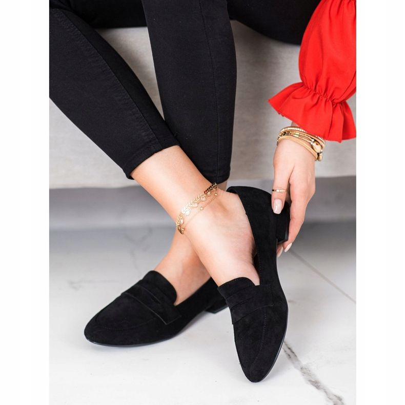 Sergio Leone Lordsy i låga klackar svart 1