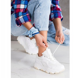 Bella Paris Sneakers på plattformen vit 1