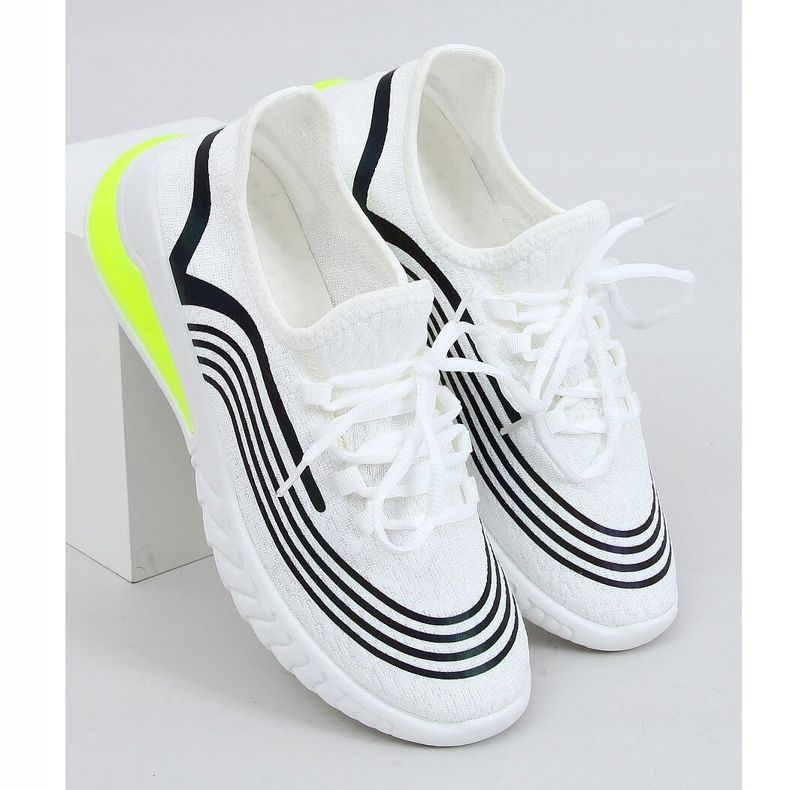 Vit 3436 Vita strumpor sportskor 1