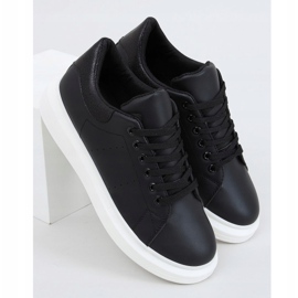 Svarta kvinnors sneakers BL3610-SP Svart 1