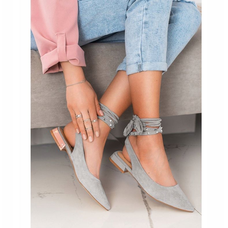 Seastar Pumpar med dekorativ bindning grå 1