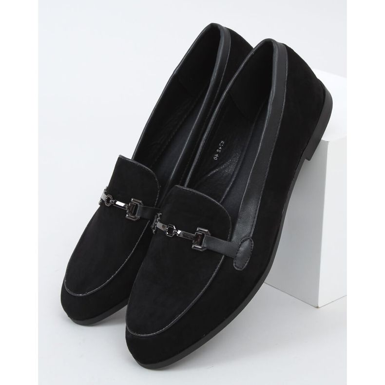 Svarta damloafers 8742 Svart 1