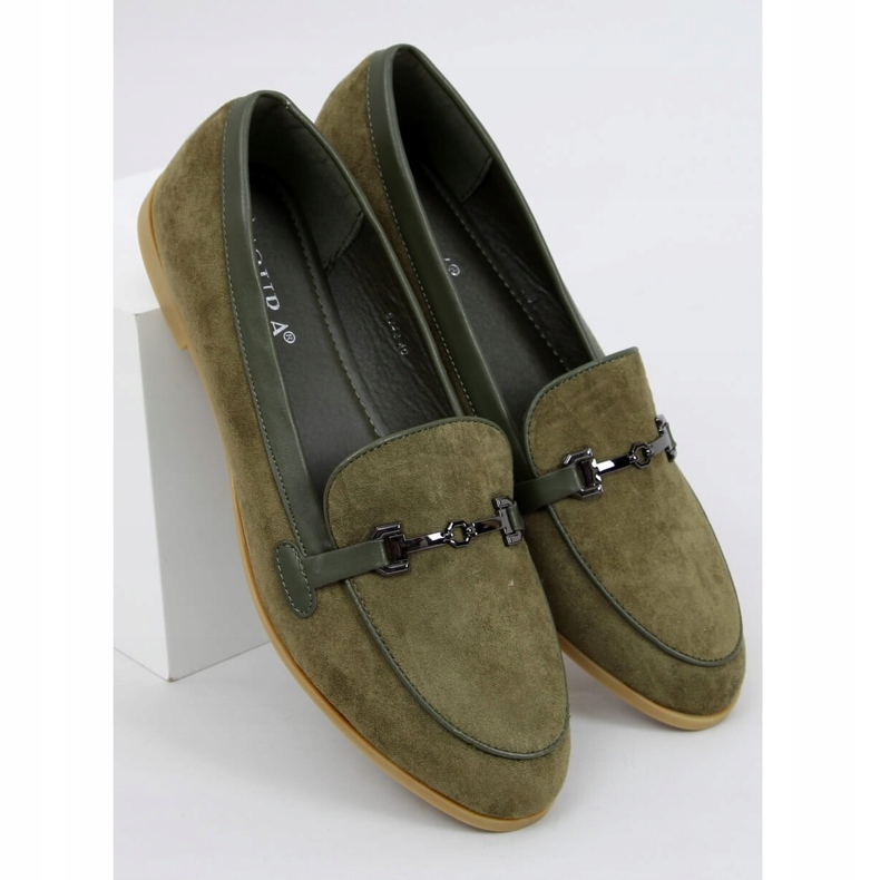 Gröna damloafers 8742 Gröna 1