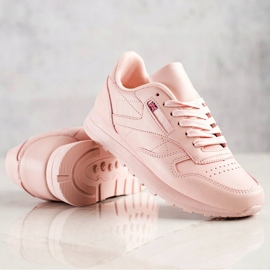 SHELOVET Klassiska sneakers rosa 1