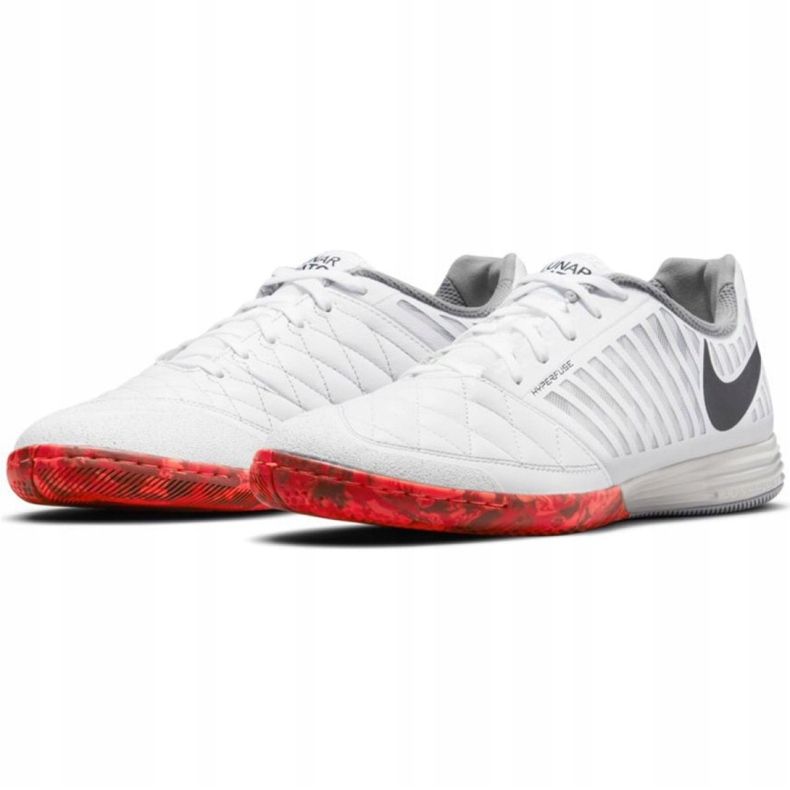 Nike Lunargato Ii M 580456 106 fotbollsskor vit vit 2