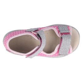 GIRL'S SANDALS PAPI BEFADO 342P016 rosa silver- 4
