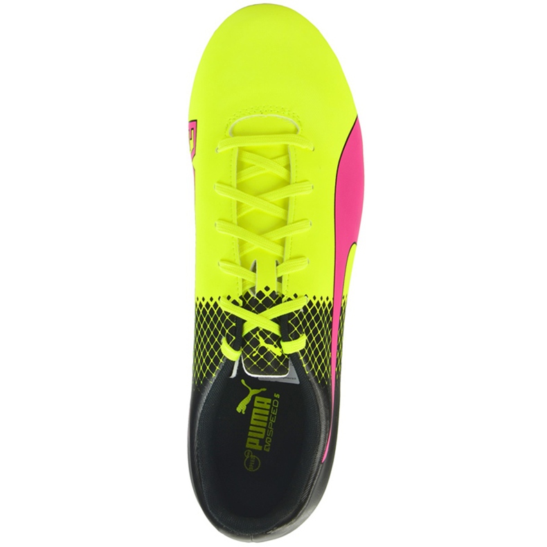 Puma evoSPEED 5.5 Tricks Fg M 10359601 fotbollsskor rosa 1