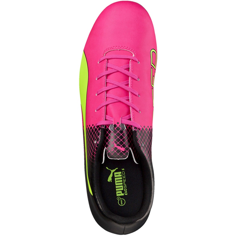 Puma evoSPEED 5.5 Tricks Fg M 10359601 fotbollsskor rosa 2