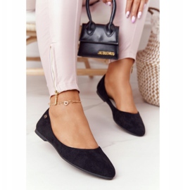 Mocka ballerinor Sergio Leone BL622 Svart 1