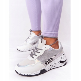 NEWS Dam Wedge Sneakers Vit Med Brocade Avery 1