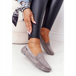 PH1 Loafers i mocka för kvinnor grå San Marino 2