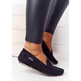 PH1 Svarta San Marino mocka loafers för kvinnor 1