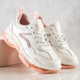 Goodin Läder Sneakers vit 1