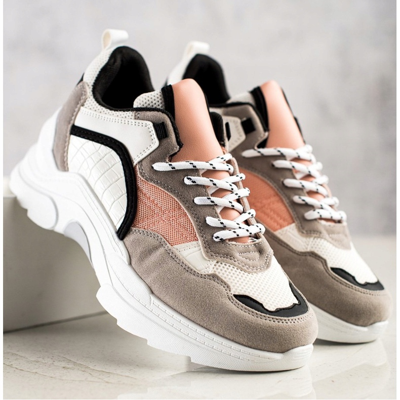 SHELOVET Trendiga färgglada sneakers mångfärgad 2