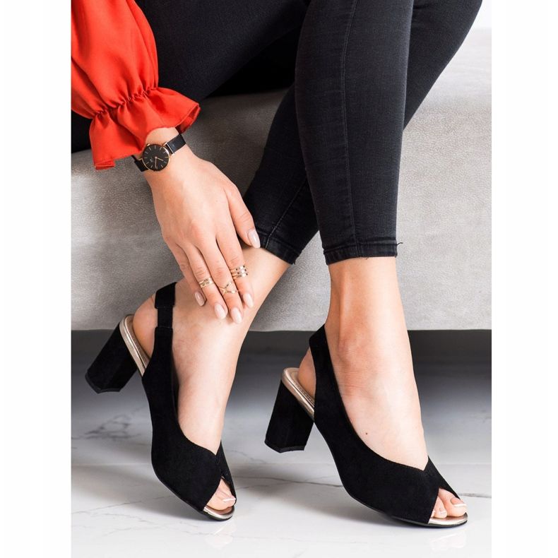 Evento Sandaler i mocka på en bar svart 1