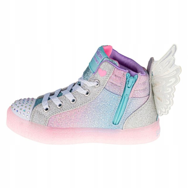 Skechers Shuffle Brights Glimmer Wings W 20254L-LBMT Sko rosa mångfärgad 1