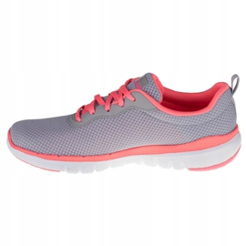 Skechers Flex Appeal 3.0 First Insight W 13070-LGHP-sko grå 1