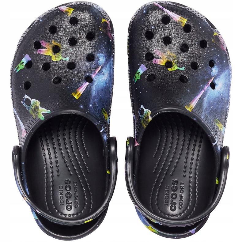 Crocs kids Classic Out Of This World Ii Träskor svart 206818 001 1