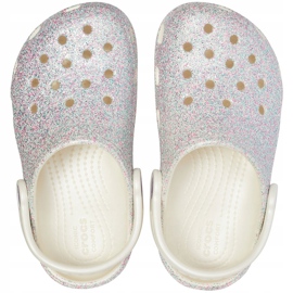 Crocs barn Classic Glitter Trä färgstark 205441 159 mångfärgad 1