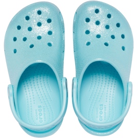Crocs barn Classic Glitter Clog blue 205441 4O9 blå 1