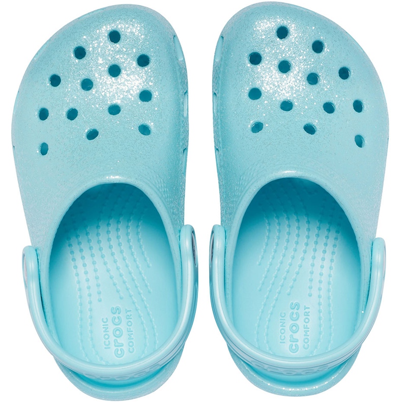 Crocs barn Classic Glitter Clog blue 205441 4O9 blå 1