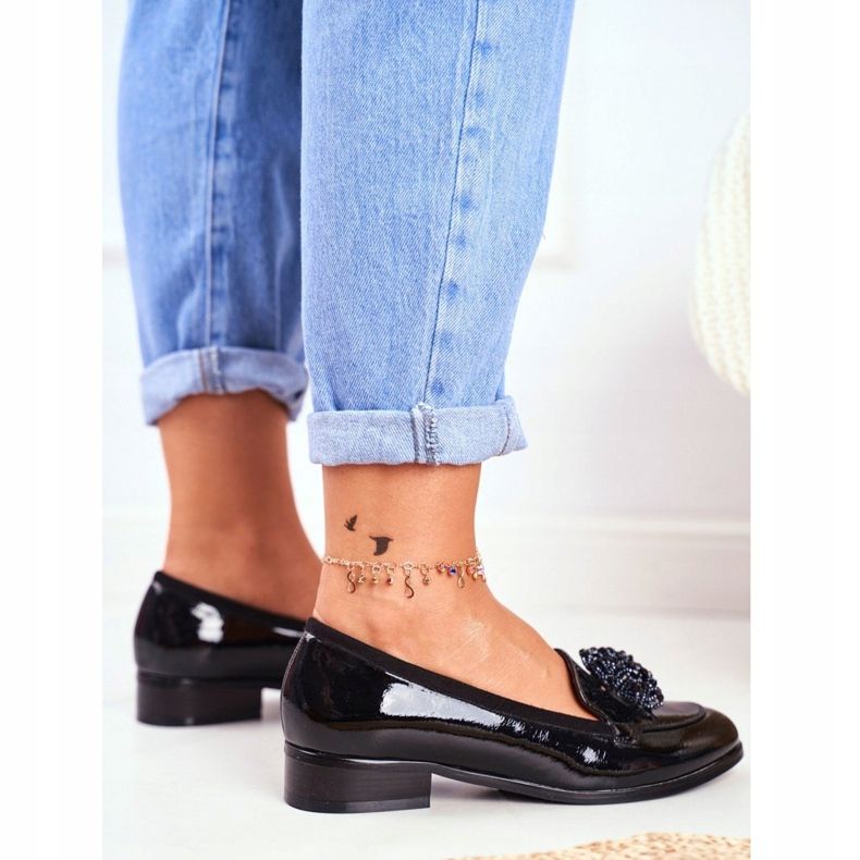 Lackerade Mockasiner Vinceza 21-10527 Svart 2