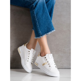 SHELOVET Sportskor vit gyllene 1